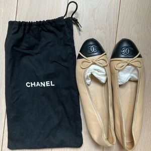 Classic Chanel ballerinas size 36.5